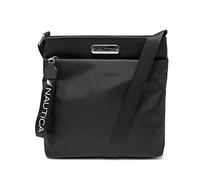 Nautica Women's Diver Nylon Small Crossbody Bag Purse with Adjustable Shoulder Strap Cross Body, Black, One Size