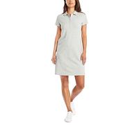 Nautica Women's Easy Classic Short Sleeve Stretch Cotton Polo Dress Casual, Grey Heather, XS