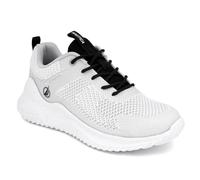 Nautica Women's Fashion Sneaker Lace-Up Jogger Running Shoe Casual Walking Tennis Sneaker, Grey-kenyo, 4.5 UK