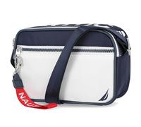 Nautica Women's High Seas Camera Crossbody, Indigo/White, One Size