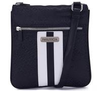 Nautica Women's Lakeside Signature Jaquard North South Crossbody Bag Cross Body, Black, One Size