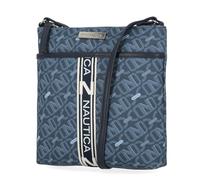 Nautica Women's Lakeside Signature Jaquard North South Crossbody Bag Cross Body, Linked Denim, One Size