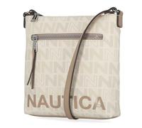 Nautica Lakeside Signature Jaquard North South Crossbody Bag, Outer Banks (Bone Multi), One Size, Lakeside Signature Jaquard North South Crossbody Bag