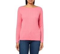 Nautica Women's Long Sleeve Cable Boatneck Sweater Pullover, Confetti, M