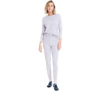 Nautica Women's Long Sleeve Long Johns Base Layer Waffle Thermal Underwear Set, True Grey, S