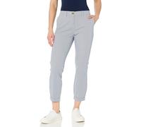 Nautica Women's Montauk Chino Pants, Blue/White, 14