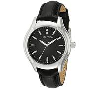 Nautica Women's NAD11003M NCT 18 MID Analog Display Quartz Black Watch