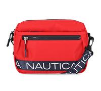Nautica Women's Nylon Bean Crossbody/Belt Bag with Adjustable Shoulder Strap, Red, One Size