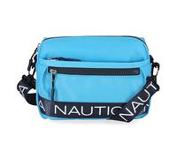 Nautica Women's Nylon Bean Crossbody/Belt Bag with Adjustable Shoulder Strap, Scuba Blue, One Size