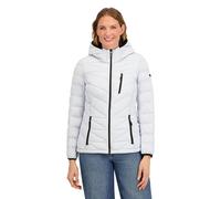 Nautica Women's Packable Stretch Puffer Jacket - Midweight Water-Resistant Coat Adjustable Hem, Blue, XL