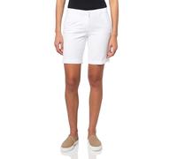 Nautica Women's Riviera Chino Twill 9 Inch Inseam Shorts, Bright White, 8