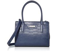 Nautica Women's Sandy Jr. Top Handel Satchel with Removable Crossbody Strap Bag, Navy (Embossed Logo), One Size