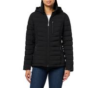Nautica Women's Short Chevron Packable Down Jacket, Black, L