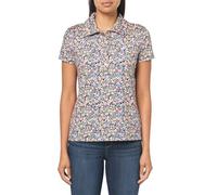 Nautica Women's Short Sleeve Collared Cotton Interlock Soft Touch Polo, Confetti Multi, XL