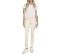 Nautica Women's Skinny Fit Solution Sateen Pant Waverly Denim, White Swan, 14