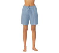 Nautica Womens Sleep Bermuda Shorts - Lightweight, Breathable Pajama Bottoms - Cotton Knit Jersey Sleepwear and Loungewear, Heather Blue, XL