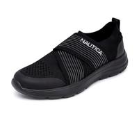 Nautica Women's Slip-On Sneakers - Comfortable Running Shoes, Stylish & Easy to Wear - Perfect for Everyday Wear, Black Mono-allyanna, 4.5 UK