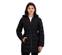 Nautica Women's Solid Lightweight Packable Puffer, Black, XS