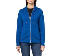 Nautica womens Solid Zipper Long Sleeve Hoodie Sweatshirt, True Blue, Large