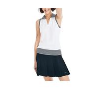 Nautica Women's Sustainably Crafted Classic Fit Polo Sweater, Bright White, XL