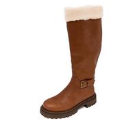 Nautica Women's Tall Shaft Riding Boots: Stylish Knee-High Dress Shoes for Fall & Winter, Cognac-alibe, 6 UK