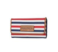Nautica Womens Carry-All The Perfect Carry All Money Manager Wallet Oraganizer with RFID Blocking Wallet, Americana, One Size US, Americana, One Size