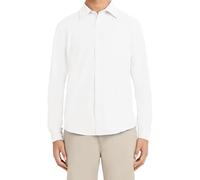 Nautica Young Men's Uniform Long Sleeve Stretch Oxford Shirt, White, XL