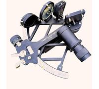 Nautical 9" Solid Aluminum Tamaya 1917 Sextant - Functional Marine Navigation Instrument - Astrolabe Model Ship Sextant