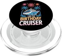 Nautical Adventure I Am The Birthday Cruiser Vacation PopSockets PopGrip for MagSafe