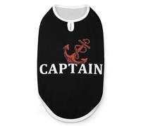 Nautical Anchor Captains-1 Dog Clothes Dogs Jacket Pet Shirts Coats for Summer Apparel S