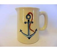 Nautical Anchor jug by Heron Cross Pottery.