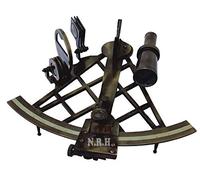 Nautical Antique Two Ton Finish Solid Brass Sextant Vintage Marine Sextant Gift