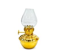 Nautical Brass Lantern Oil Lamp -Decorative Lantern- Decorative Brass Tabletop Oil Lamp, Mini Hurricane Lantern for Home Living Room Decoration & Gifting (Mini Lantern(3X3X5.2) inch)