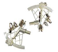 Nautical Brass Navigation Sextant Telescope/Astrolabe Ship History Sextant Tool Brass Hand-Made Polished Brass Functional Maritime Sextant