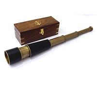 Nautical Brass Pirate Antique Telescope Replica Pirate Royal Navy Spyglass Telescope - 18inches Long