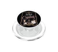Nautical Bride Boat Party Dibs on the Captain Charm PopSockets PopGrip for MagSafe