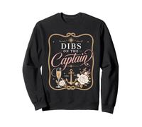 Nautical Bride Boat Party Dibs on the Captain Charm Sweatshirt