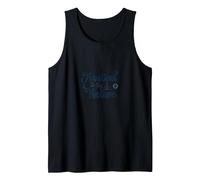 Nautical by Nature: Seaside Adventure Lover's Emblem Tank Top, Men, Black, XXL