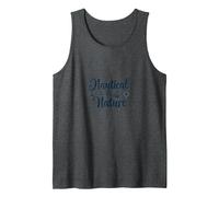Nautical by Nature: Seaside Adventure Lover's Emblem Tank Top, Men, Dark Heather Grey, XXL