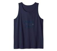 Nautical by Nature: Seaside Adventure Lover's Emblem Tank Top, Men, Navy, XXL