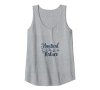 Nautical by Nature: Seaside Adventure Lover's Emblem Tank Top, Women, Heather Grey, XXL