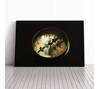 Nautical Compass Canvas Print | Gallery Wrapped 30mm Frame Wall Art | 20x14 inches | Ready to Hang | Modern Seascape Picture | Living Room Bedroom Lounge Office