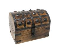 Nautical Cove Treasure Chest Keepsake and Jewelry Box Wood - Treasure Box Large (8x6x6)
