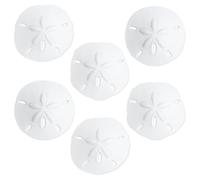 Nautical Crush Trading Sand Dollar | Real Sand Dollars 2 1/2 To 3 (Set Of 6) | Sand Dollar Shells Plus Free Nautical Ebook By Joseph Rains