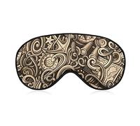 Nautical Doodles Sleeping Eye Mask Eye Shade with Adjustable Strap Blindfold for Airplane Travel
