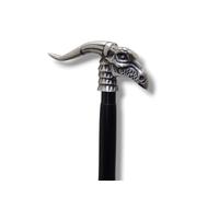 Nautical Dragon Head Walking Cane Gothic Cosplay Costume Staff 37 Inch (Black)
