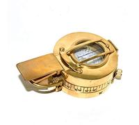 Nautical.Gift.Decor 3'' Military British Prismatic Compass Solid Brass polish Finish item