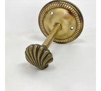 Nautical Hook Marine Hook Curtain Hold Back Tie Back Jewellery Hook Antique Brass Iron (Small Shell)