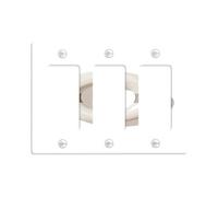 Nautical Life Preserver Light Switch Cover Plate/Outlet Covers, Beige Coastal Decor for Summer, Thermoplastic Wall Plates, Standard Size 3 Gang Wall Plate