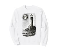 Nautical Lighthouse Maritime Ink Style Ocean Tee Sweatshirt